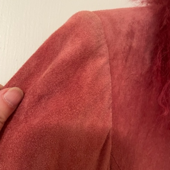 MAX & Co Blush Pink Suede Jacket - Never Worn - Picture 9 of 10